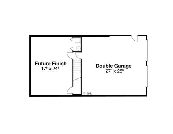 Lower Level image of GIBSON House Plan